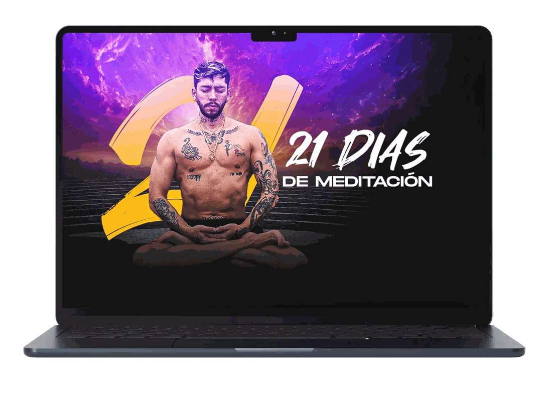 21 Días de Meditación — mockup del programa