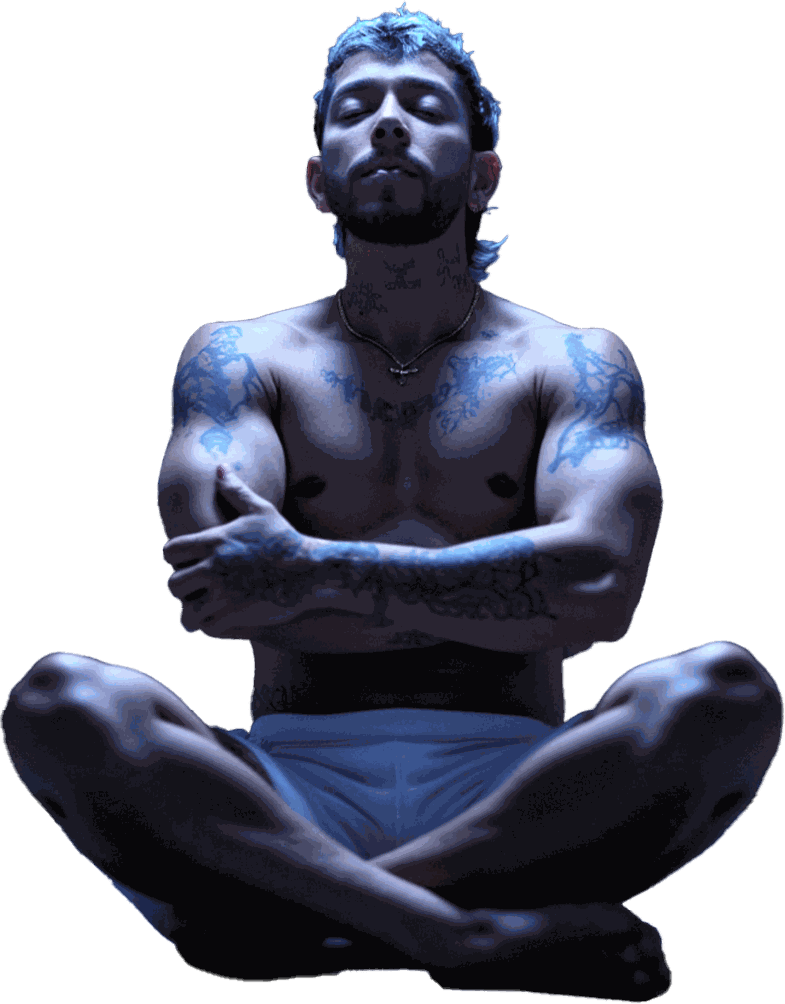 Sebas Klinkert meditando